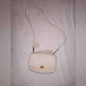 Vintage Beige Coach Handbag